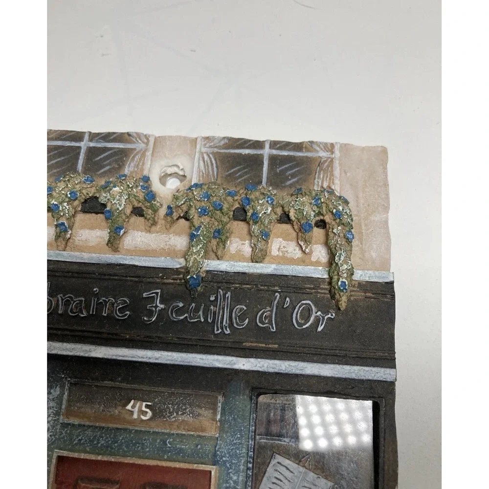 Kate McRostie 3D Resin Wall Plaque Library France Travel Memories Home Decor